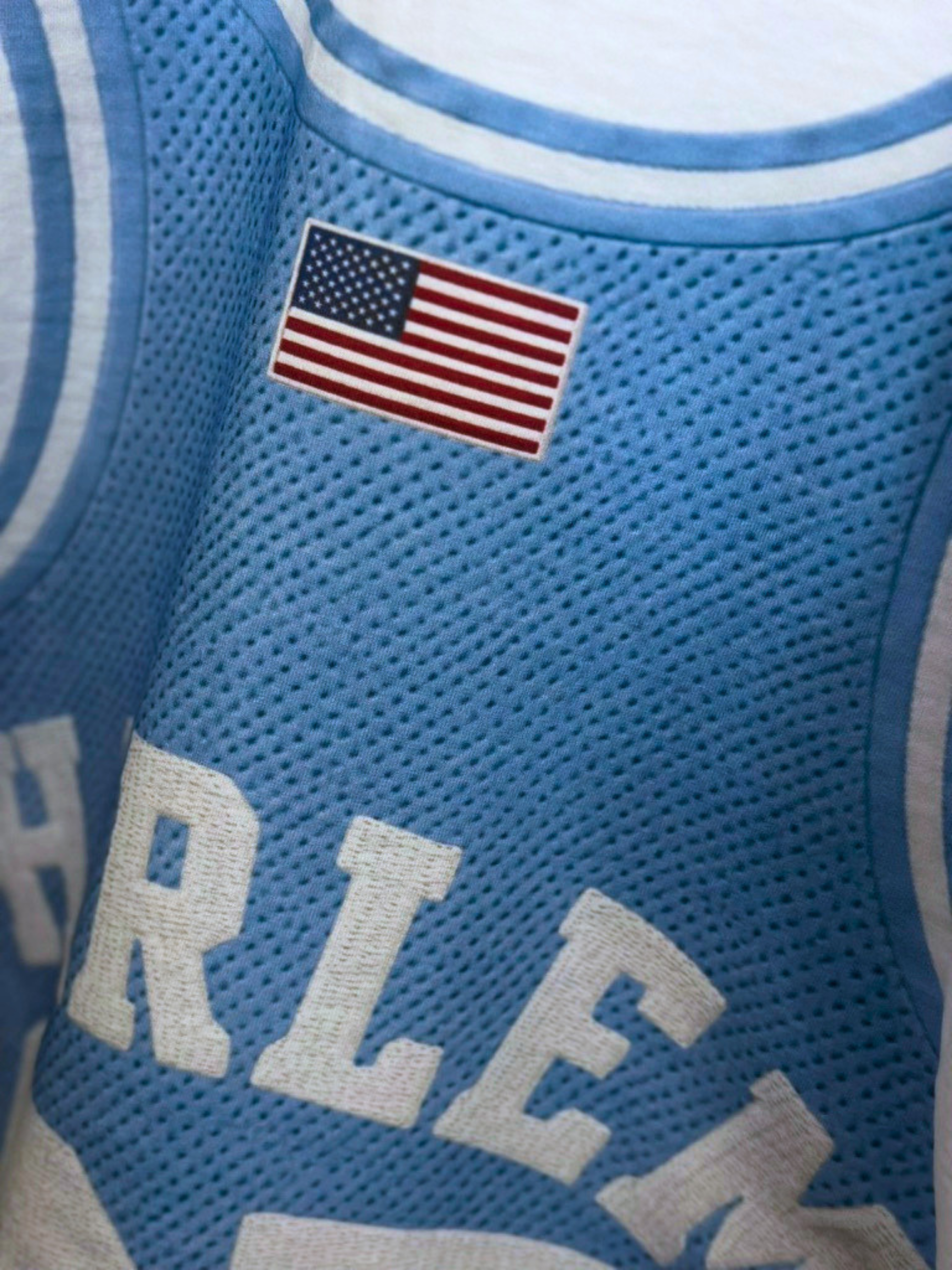 LLC™ | Jersey King Collection – Harlem Sky Blue Diplomats Jersey Graphic Tee