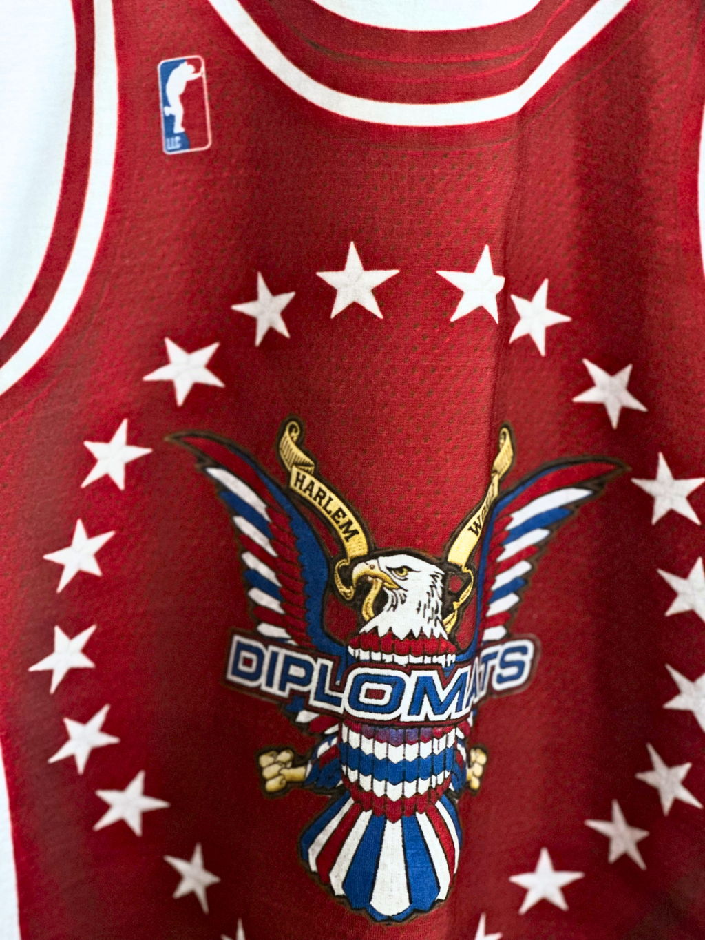 LLC™ | Jersey King Collection – Uptown Red Diplomats Jersey Graphic Tee