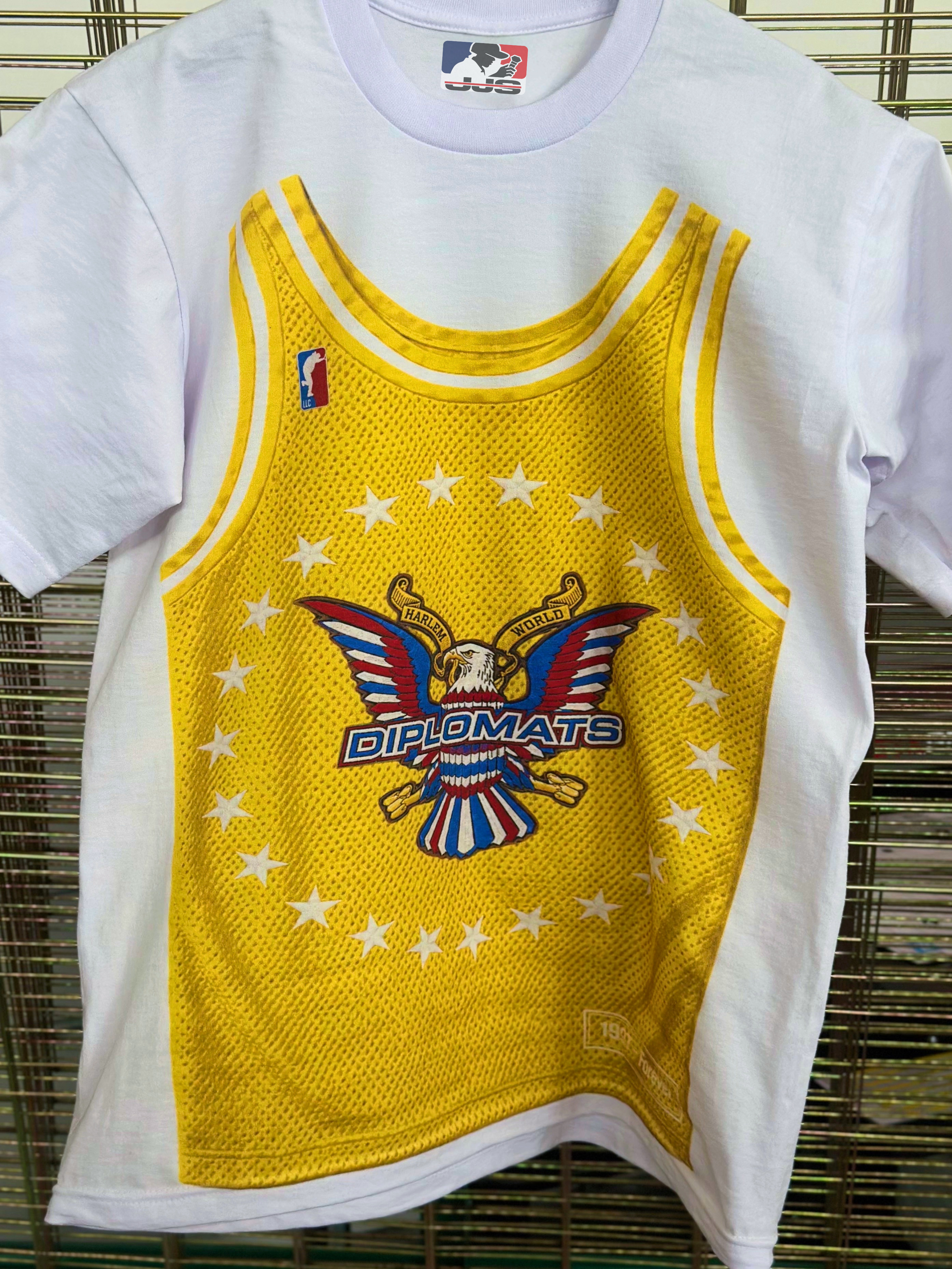 LLC™ | Jersey King Collection – Golden Crown Diplomats Jersey Graphic Tee